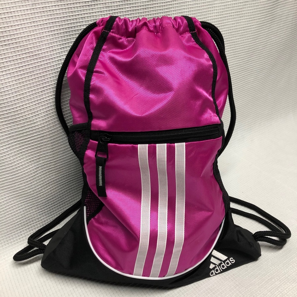 Adidas Cinch Bag - Hot pink